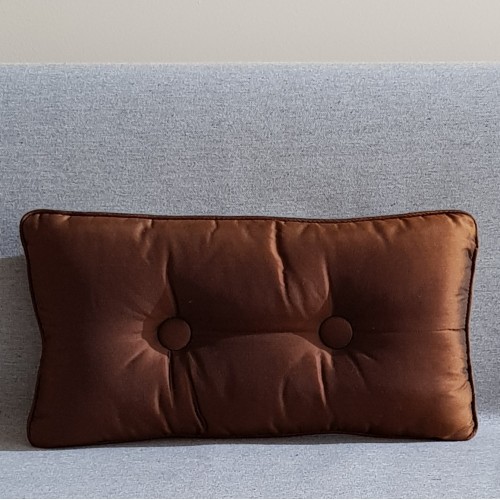 2 Buttoned - rectangular - chocolate