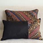 Batik Stripes - small - rectangualr - cushion 