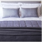 Cord - 220tc cotton percale - White / Silver grey