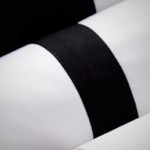 Edge - 220tc cotton percale - white / black