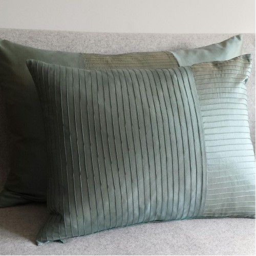 Pintuck Stripes Bed Runner Set - Mint - SAVE £100.00!