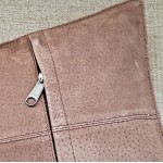 Suede - Paisley - rectangular - cushion 
