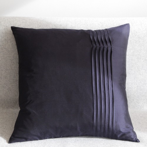 Twisted Pleat - cushion - square - navy