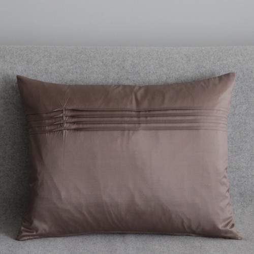 Twisted Pleat - cushion - rectangular - coffee