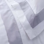 Fitted Sheets - 420tc cotton satin - white
